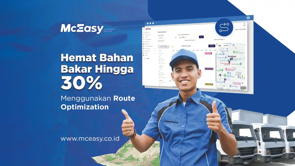 Route Optimization Menghemat Bahan Bakar Hingga 30%