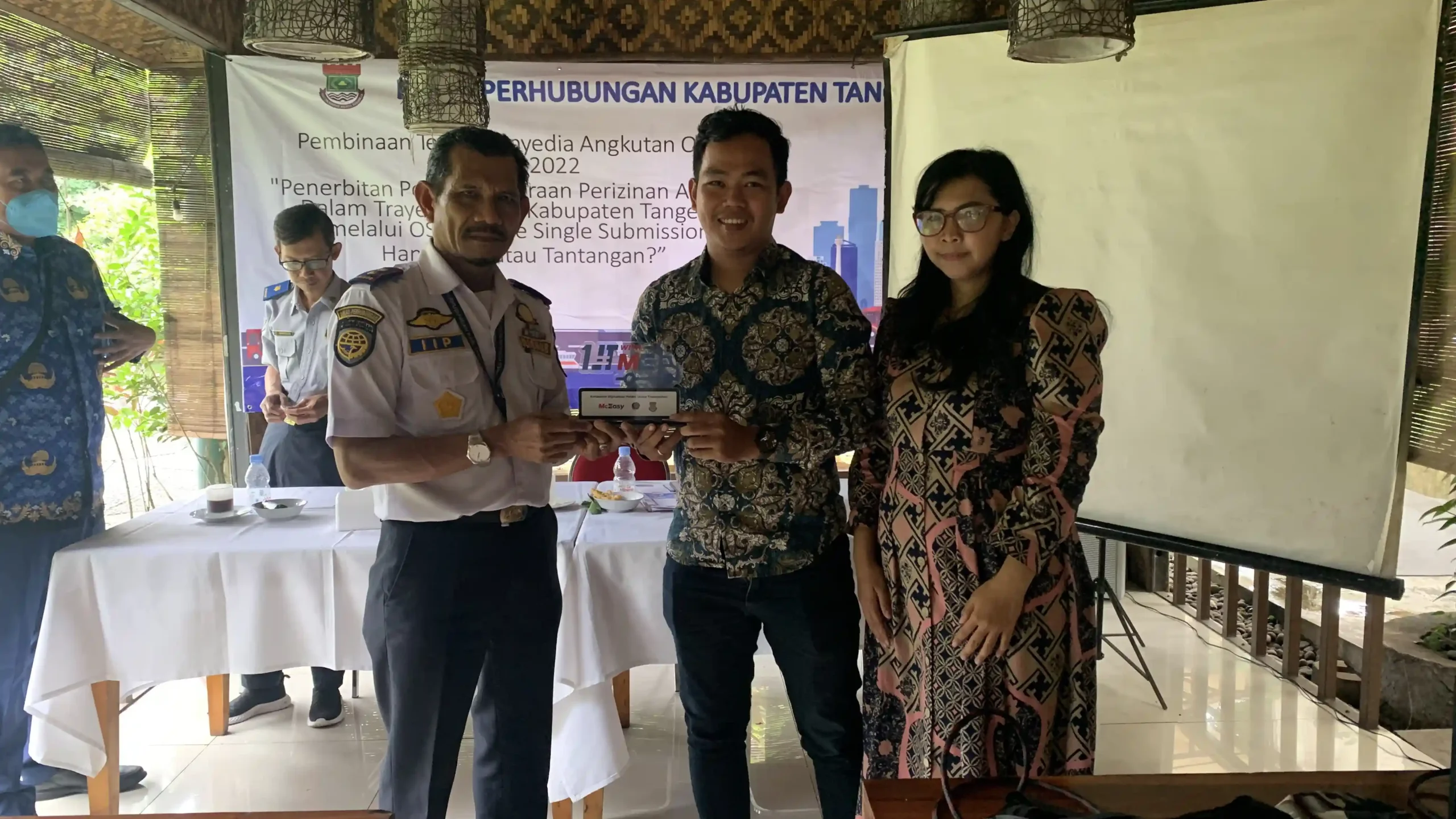 McEasy Bersama Dinas Perhubungan Kab. Tangerang Lakukan Sosialisasi Digitalisasi Angkutan Penumpang