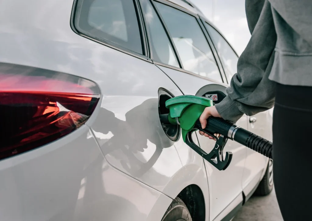 Hand Refilling Car With Fuel At Gas Station 2022 10 31 04 16 37 Utc