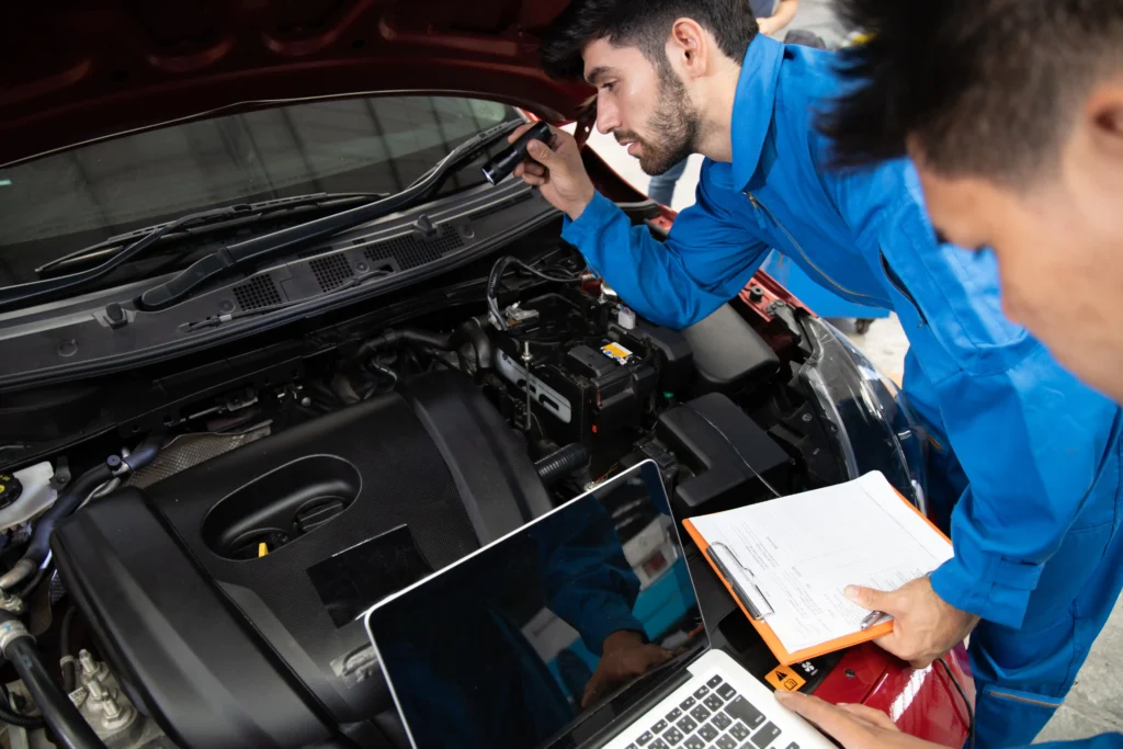 Mechanics Are Checking The Availability Of The Car 2022 12 16 03 28 58 Utc