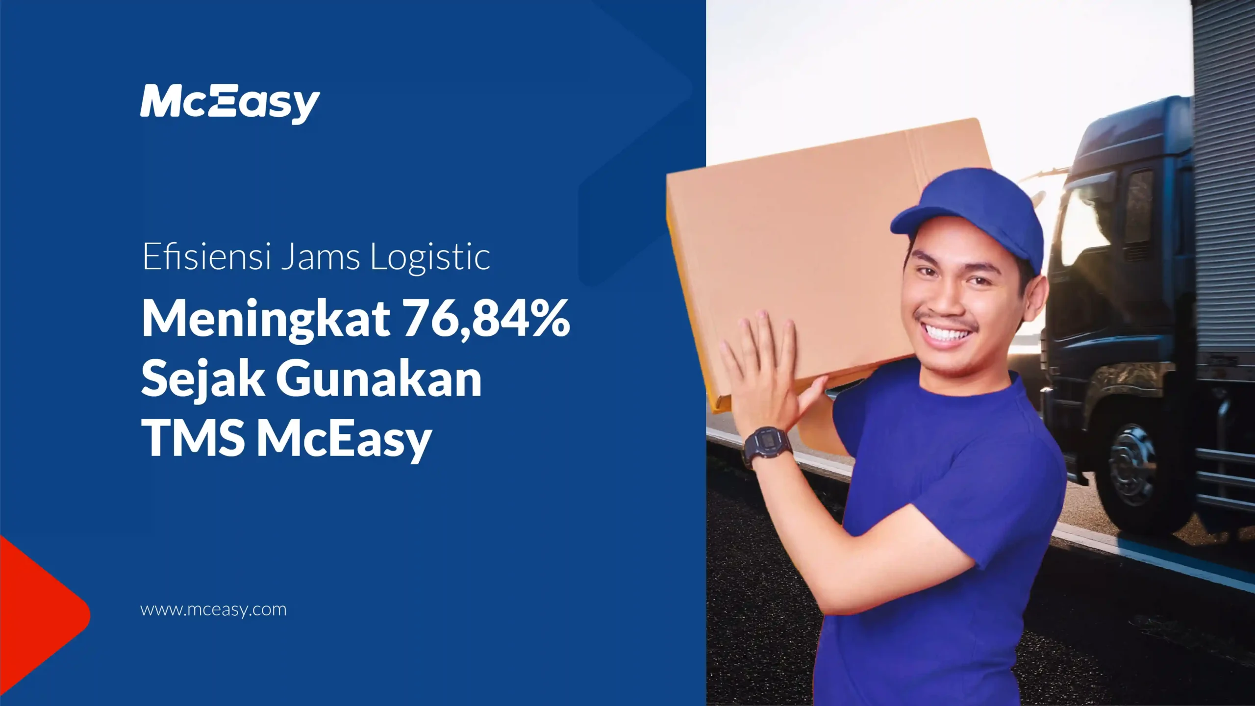 Efisiensi Jams Logistic Meningkat 76,84% Sejak Gunakan TMS McEasy