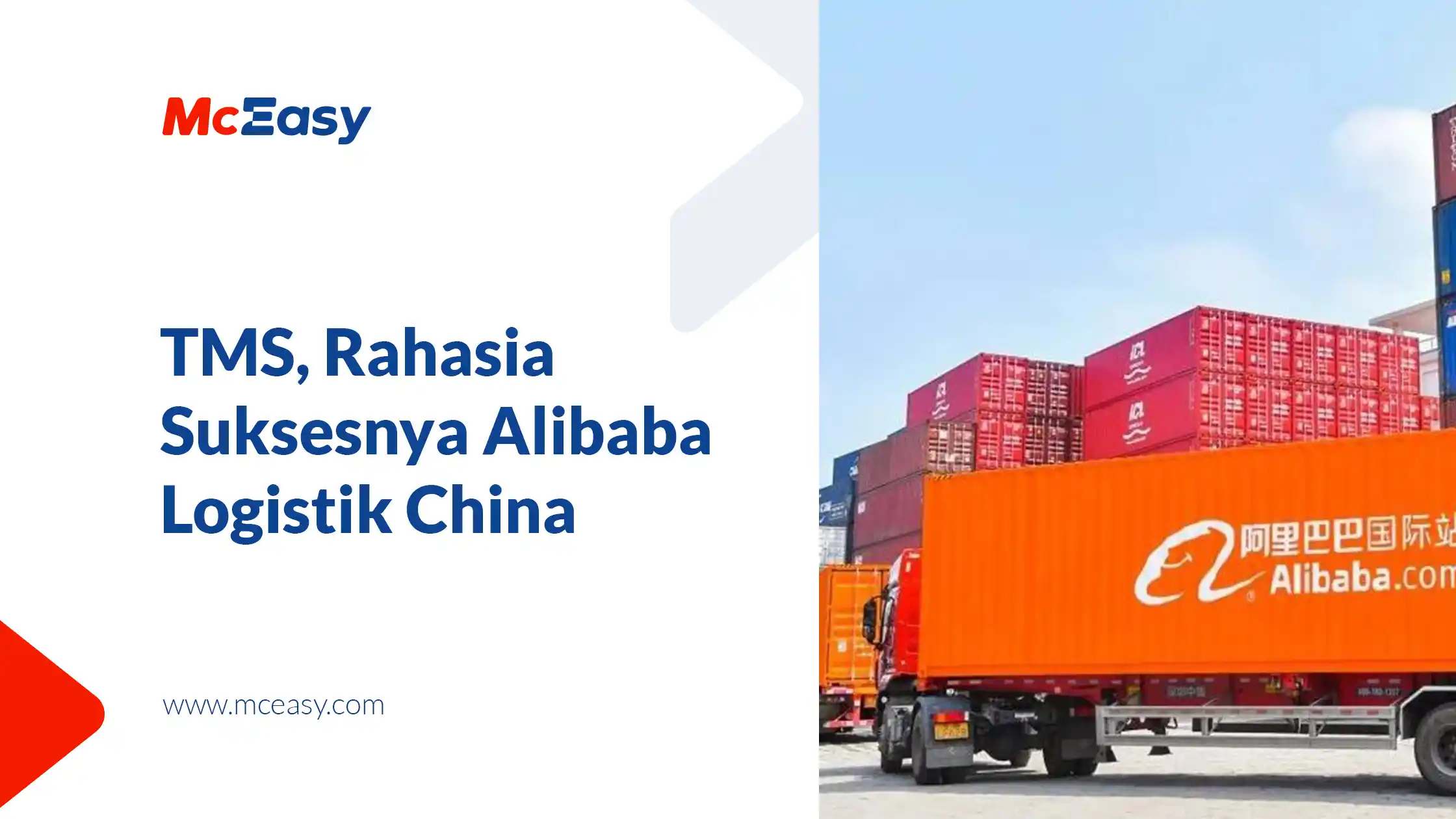 TMS, Rahasia Suksesnya Alibaba Logistik China