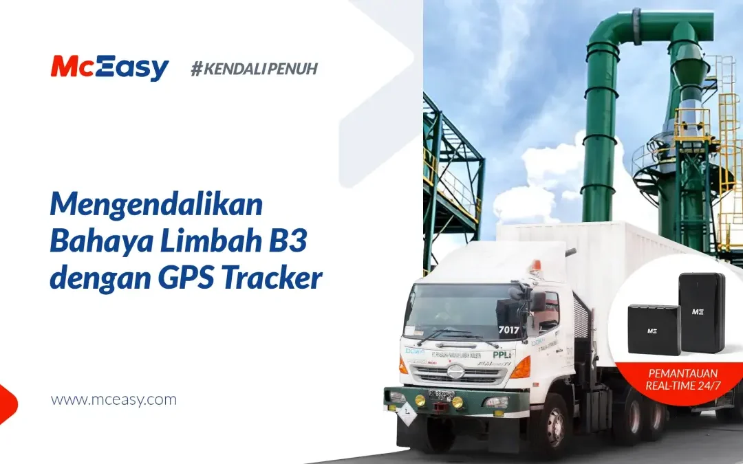 Mengendalikan Limbah B3 dengan GPS Tracker