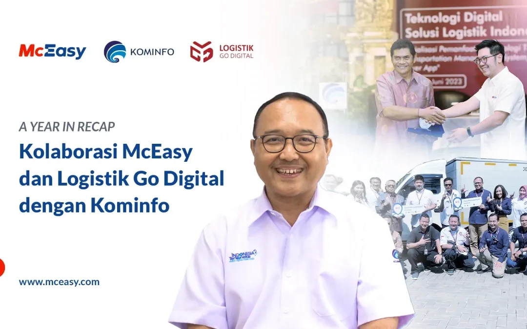 Kolaborasi McEasy dan Logistik Go Digital dengan Kominfo