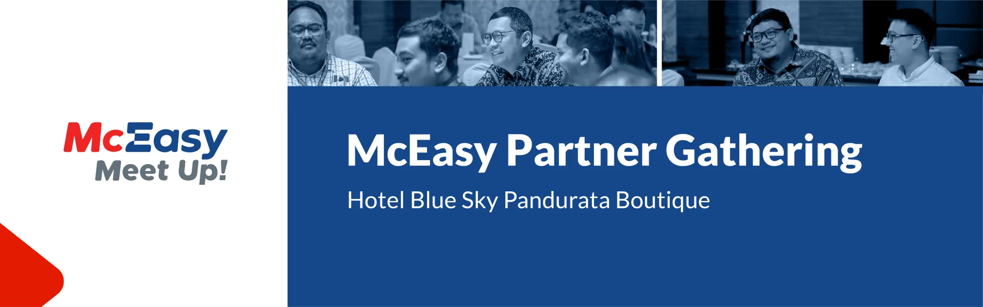McEasy Meet Up Partner Gathering Registration Banner