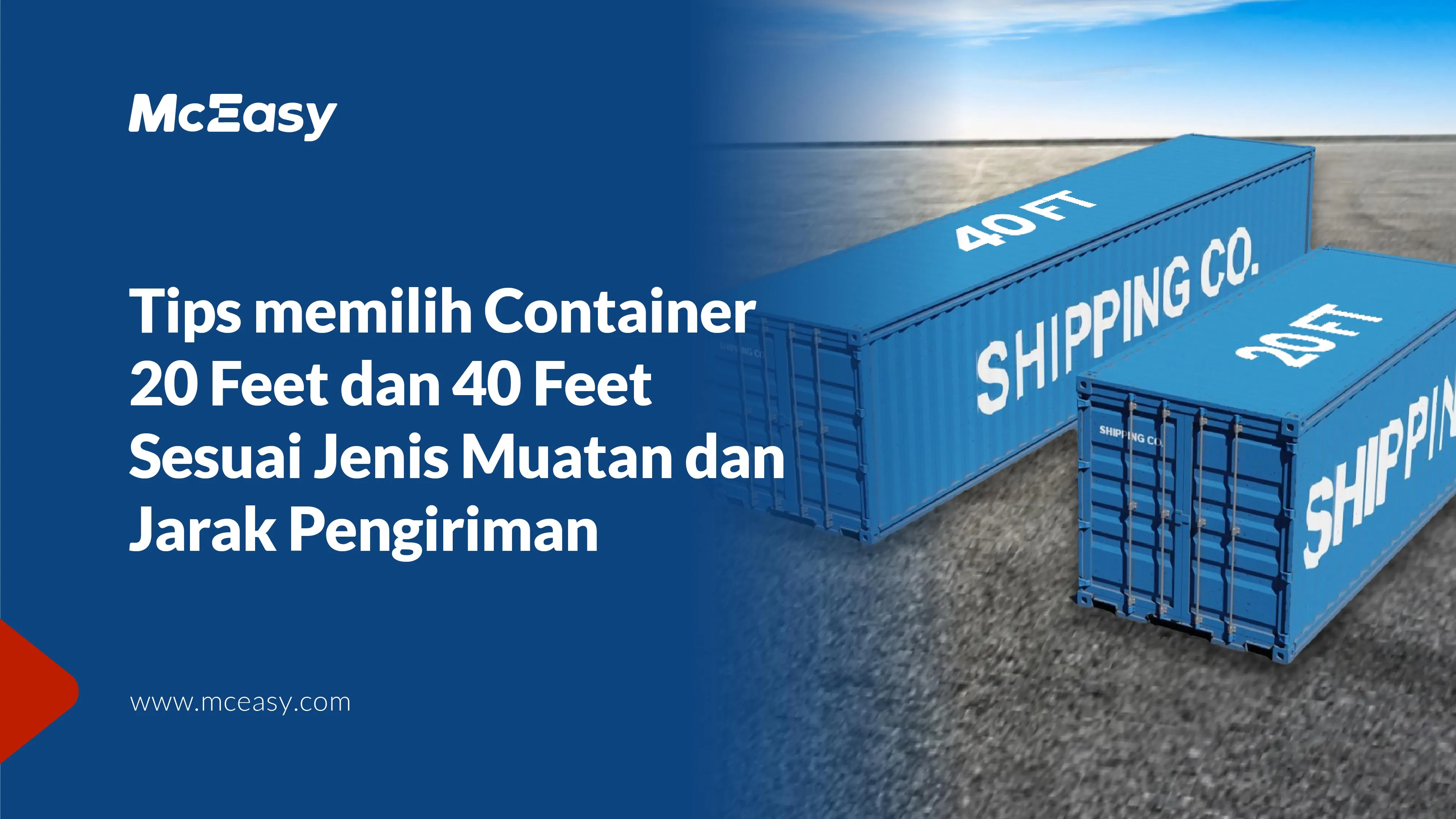 container 20 feet dan 40 feet