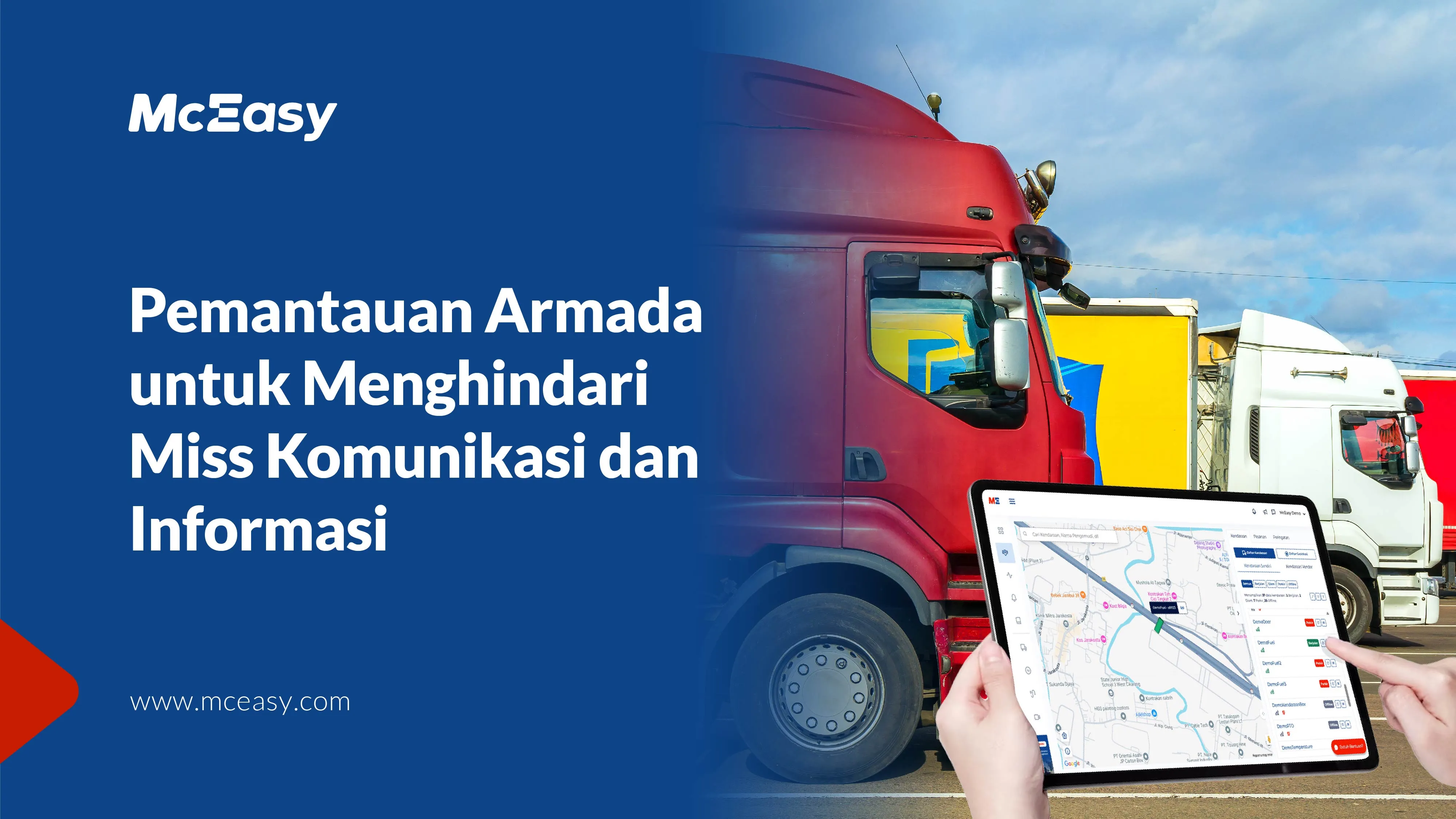 pemantauan armada untuk menghindari miss komunikasi dan informasi
