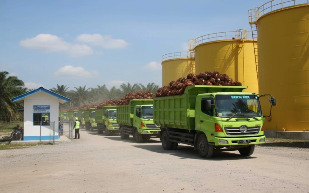 Sistem Monitoring Pengiriman Kelapa Sawit untuk Meningkatkan Keamanan
