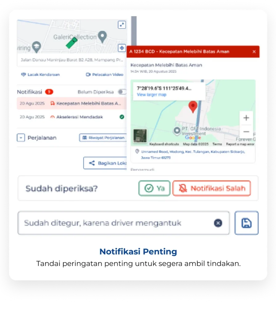 Kenapa Pengawasan Armada Bus Tidak Bisa Lagi Mengandalkan Laporan Manual 4 Control Tower Popup Notifikasi