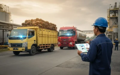 Dashcam dengan GPS Tracking untuk Monitoring Pengiriman Sawit