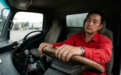 Sopir Truk Tidur di Balik Kemudi: Data Kecelakaan Akibat Kelelahan dan Tanggung Jawab Perusahaan Fleet