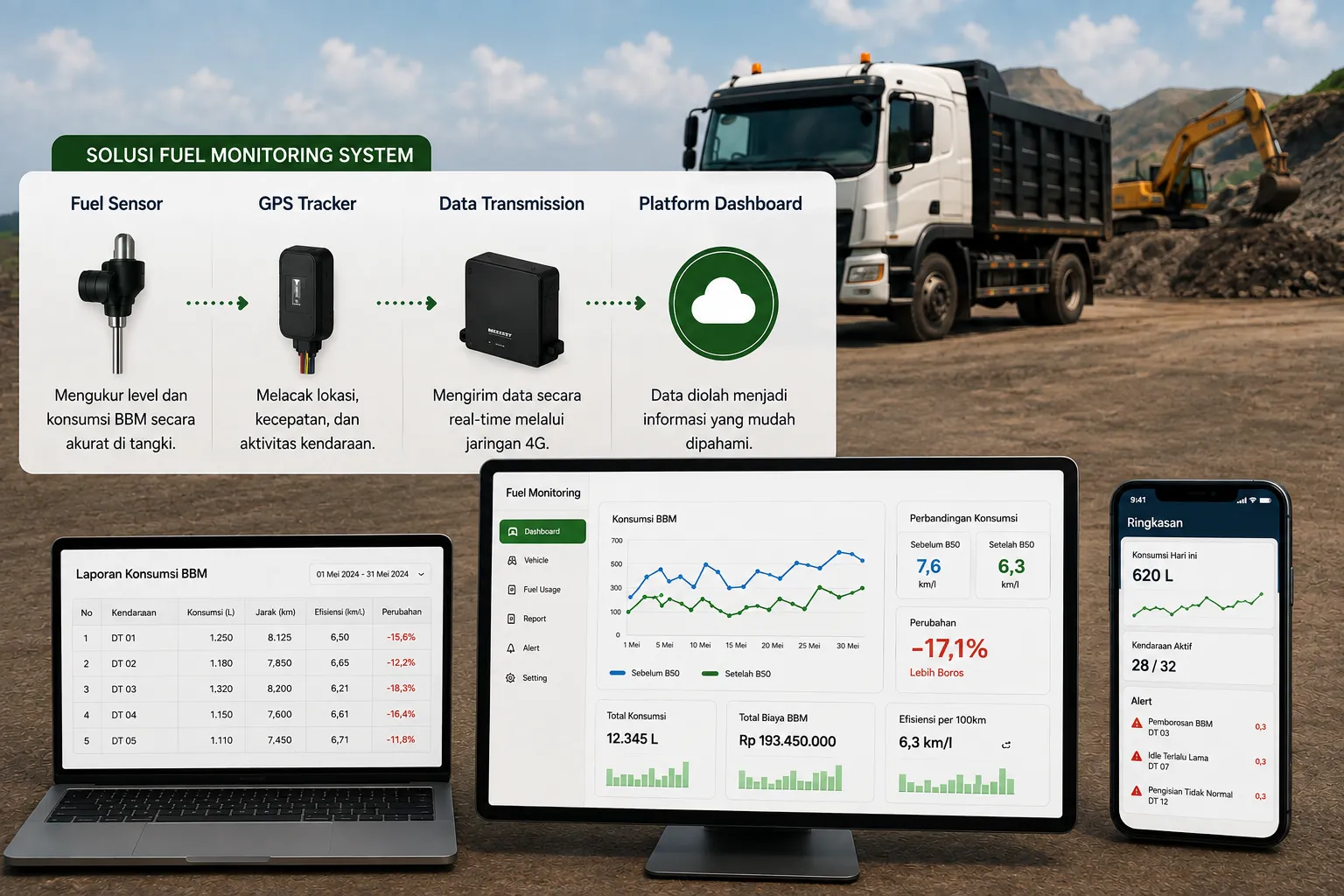 cara-memantau-konsumsi-bbm-armada-b50-fuel-monitoring